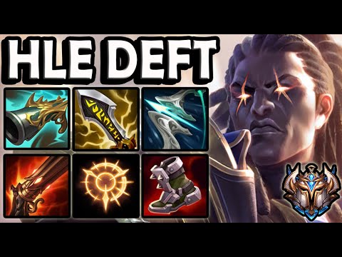 Deft LUCIAN ADC vs JHIN - Patch 10.25 Ranked Korea ✅