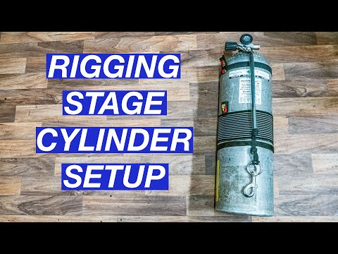 HOW TO SETUP YOUR STAGE CYLINDER | Where to place the stage rigging on stage Cylinders and Tanks