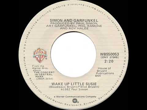 1982 HITS ARCHIVE: Wake Up Little Susie (live) - Simon and Garfunkel (stereo 45)