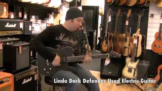 Video thumbnail for Lindo Dark Defender Used Electric Guitar by FretMusicSouthampton