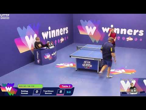 WINners CUP table 2  25.10 Boklag Roman - Tveritinov Roman  18:45