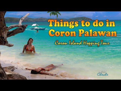 Things to Do in Coron l Island Hopping l malcapuya twin lagoon kayangan lake Philippines Beach Vlog