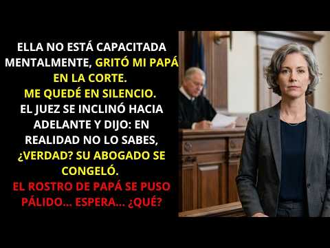 In court, my father declared me insane, until the judge leaned forward and...