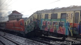 preview picture of video 'Train Crash Going from Ljubljana to Salzburg - Follow the Journey :)'