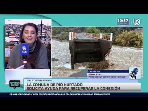"Estamos aislados": Párroco de Río Hurtado sobre histórico temporal