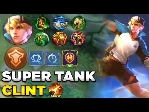 NOBODY CAN KILL THIS SUPER TANK CLINT! | 100% SLOW - MLBB