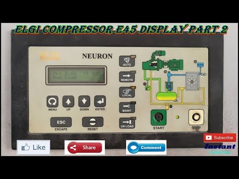 Elgi Screw Air Compressor Maintenance Review And Technical Information Part 2 Hindi Urdu Video