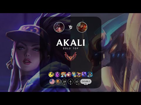 Akali Top vs Wukong - NA Grandmaster Patch 13.6