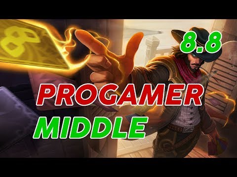 Progamer Play Twisted Fate Midle Patch 8.8