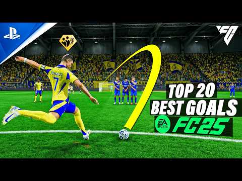 FC 25 | TOP 20 GOALS #6 PS5 PRO [4K60FPS]