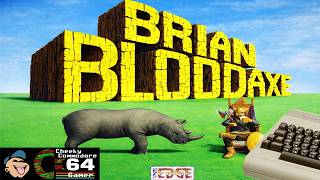 BRIAN BLOODAXE – Commodore 64 (1985) | Monty Python-Style Viking Platform Adventure