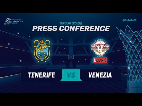 Iberostar Tenerife v Umana Reyer Venezia - Press Conf - Basketball Champions League 2018-19