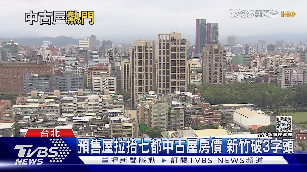 買中古屋CP值較高? 雙北以南五都中古大樓漲幅超過3成
