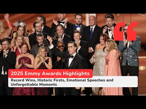 Gagnants des Creative Arts Emmys 2025 - Liste complète et points forts !