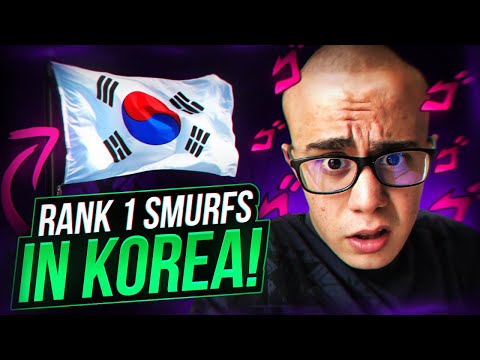 NA RANK 1 DOES A LITTLE SMURFING IN KOREA