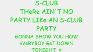 S-Club Party (Lyrics)