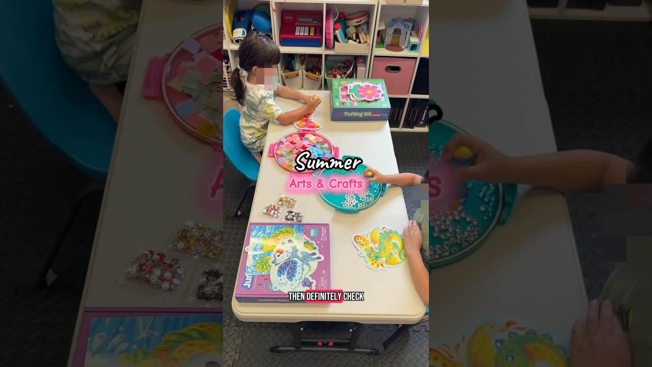 Educational Insights Craft kits Summer Activities #craftideas #summeractivities #handsonlearning