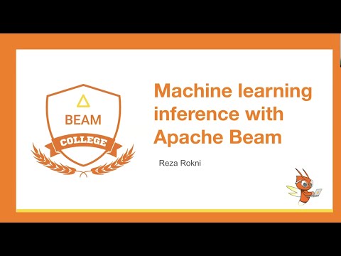 Machine learning inference with Apache Beam