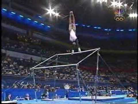 Dominique Dawes - 2000 Olympics Team Finals - Uneven Bars
