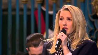 Ellie Goulding singing Fields Of Gold