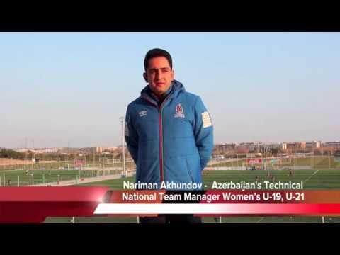 Azerbaijan's National Team training Camp at CE Futbol Salou - Cambrils Park Sport Village.