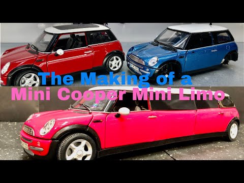 The Making of A Pink Mini Cooper Mini Limo DieCast Model