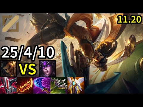 Akshan Mid vs Syndra - KR Challenger | Patch 11.20