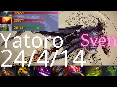Yatoro Sven vs Tiny, Windranger, Magnus - gpm: 906 - dota2