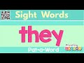 THEY | Sight Word | Sing and Chant | Pat-a-Word | Phonics Garden
