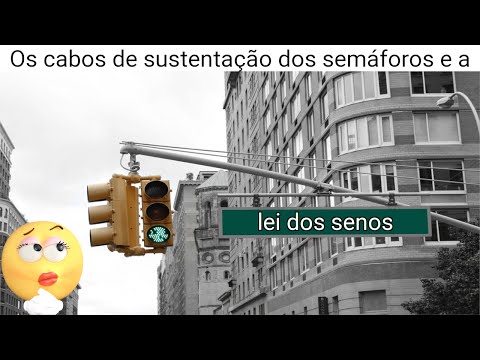 Tração de cabos e a leis dos senos na Uema (Estática)