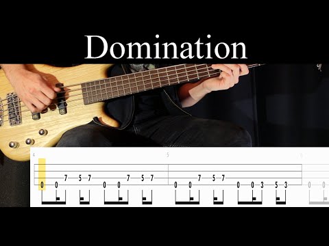 Domination (Pantera) - Bass Cover (With Tabs) by Leo Düzey