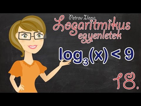 Matek gyorstalpaló - Logaritmikus egyenletek és egyenlőtlenségek