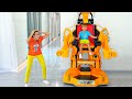 Vlad And Niki Play With Robot Car Toy Funny Stories For Kids