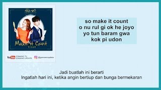 Easy Lyric CHEN - MAKE IT COUNT (OST. Touch Your Heart) by GOMAWO [Indo Sub]