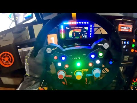 You can make you own & affordable$ and easy to use screen dashboard for sim racing