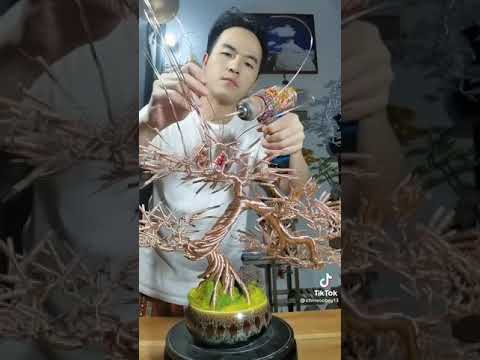 AMAZING Metal Wire Bonsai Tree!!!
