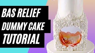 How To Make A Bas Relief Style Square Dummy Cake