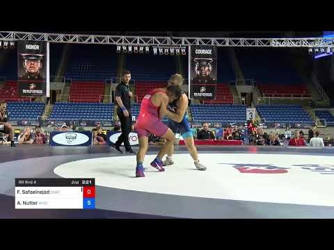 63 Kg Rr Rnd 4 - Farrokh Safaeinejad, SWAT (Sheldon Wrestling Academy Training) Vs Aidan Nutter, W