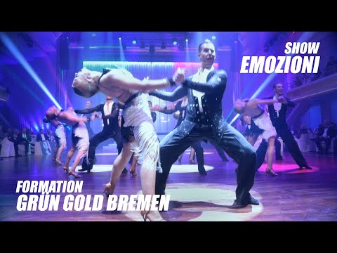 Formation Grün Gold Bremen | 2021 Welttanz-Gala Baden-Baden | Show  Emozioni