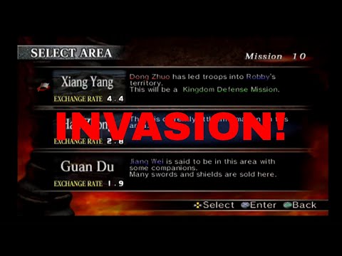 Dynasty Warriors 4 Xtreme Legends! Xtreme Mode Walkthrough Part 3! Missions 8 and 9!
