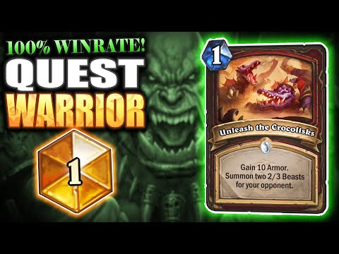 100% WR to Rank 1 Legend with Quest Warrior!