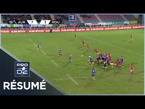 PRO D2 - Résumé Stade Aurillacois-Rouen Normandie Rugby: 29-26 - J23 - 2022-2023
