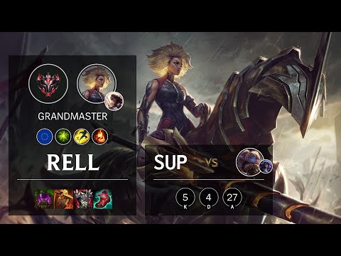 Rell Support vs Poppy - EUW Grandmaster Patch 11.8