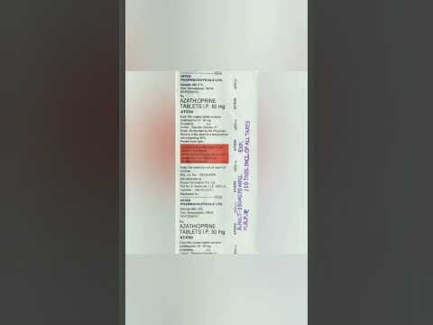 50mg Azothrone Azathioprine Tablet