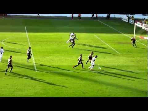 Ponte Preta 0x0 Vasco Brasileirão 2012 - gol que o Luan perdeu...