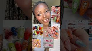 easy summer nail art for beginners 🌸✨ #nails #nailinspo #diynails