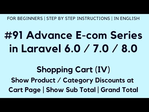 172 Make E com Website in Laravel 6 | Export Products Excel with Headings | Maatwebsite 3 1
