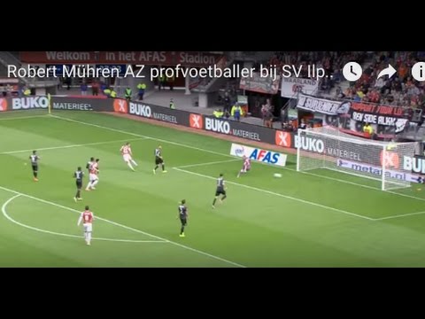 Profvoetballer Robert Mühren bij SV Ilpendam