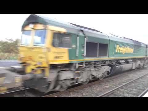 Freightliner Class 66 no: 66517 @ Chepstow {4V47} 12/11/2020.