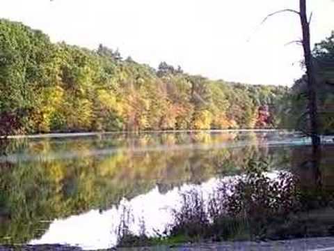 Foliage over Nashua River, Pepperell, MA